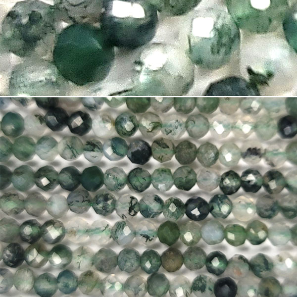 MOSS AGATE 03MM FACETED ROUND